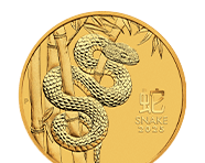1 Oz Gold Perth Mint Lunar Snakes (2015) | Shop Now 