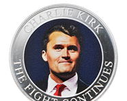 1 Oz Silver Rounds (Charlie Kirk) | Shop Now 