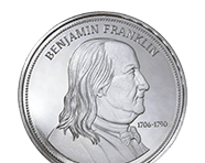 1 Oz Silver Rounds (Franklin|Liberty Bell) | Shop Now 