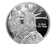 1 Oz Silver Rounds (Statue of Liberty) | Shop Now >