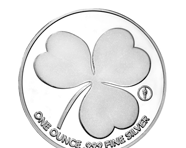 1 Oz Silver Rounds (Shamrock) | Shop Now >