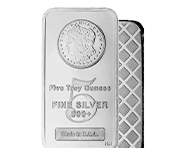 5 Oz Silver Bars (Morgan) | Shop Now 