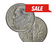 Pre-1965 90% Junk Silver Dimes (on Sale) | Shop Now 