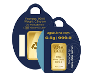 1/2 Gram Gold Bar (Keychain Assay) | Shop Now >