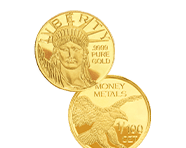 1/100 Oz Lady Liberty Gold Rounds | Shop Now 