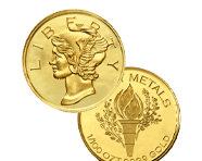 1/100 Oz Gold Mercury Rounds | Shop Now 