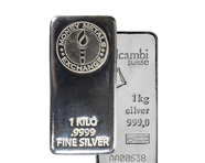 1 Kilo Silver Bars (Generic) | Shop Now 