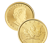 1/4 Oz Gold Canadian Maples | Shop Now >