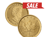 1/10th Oz Gold Maples (Queen Elizabeth) | Shop Now 