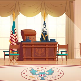 Empty Oval Office