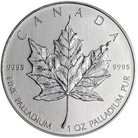 1 Oz Palladium Maple Leaf Coin