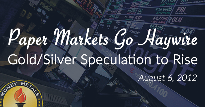 Paper Markets Go Haywire;  Gold/Silver Speculation to Rise