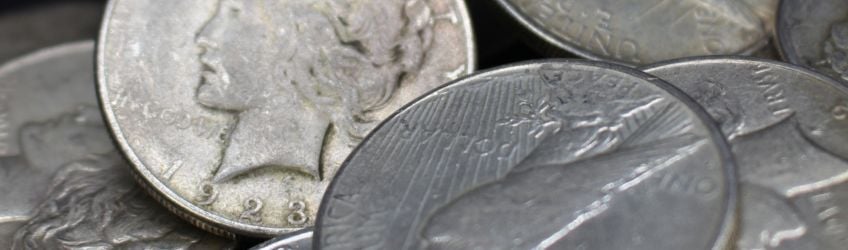 Shop Peace Silver Dollar Coins at Money Metals and add a piece of American history to your collection. Explore these iconic silver coins, prized for their beauty and lasting value. Secure yours today!