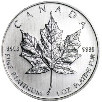 1 oz Platinum Maple Leaf