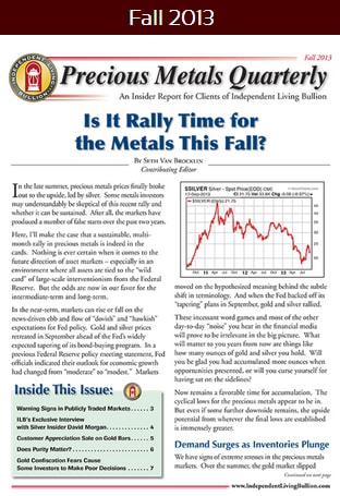 Precious Metals Quarterly Fall 2012