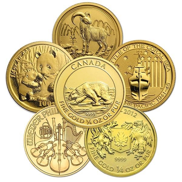 Any Quantity Pricing on 1/4 Oz Sovereign Gold Coins!