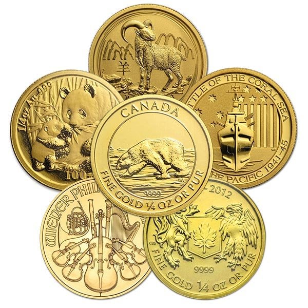 Discounted Pricing on 1/4 Oz Sovereign Gold Coins!