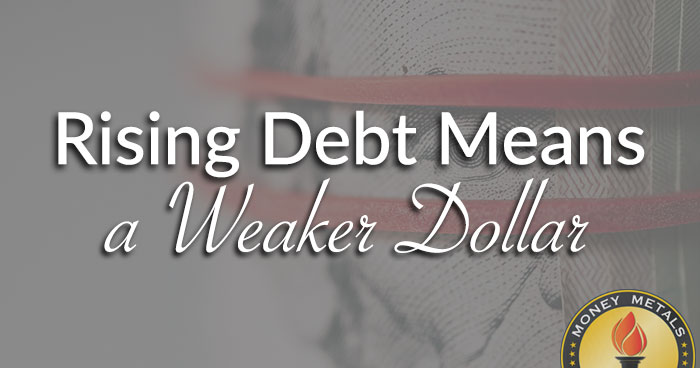 Rising Debt Means a Weaker Dollar