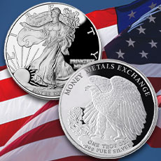 1 Oz Silver Walking Liberty Rounds