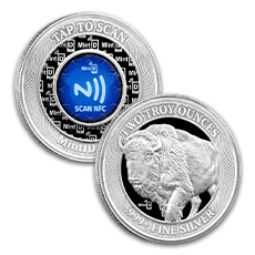 2 Oz Silver Rounds - Mint ID Buffalo