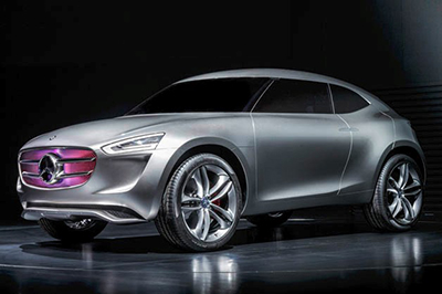 Mercedes-Benz Vision silver-coated G-Code