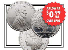 1 Oz Silver Rounds (Generic | 2nd Market) | Shop Now >