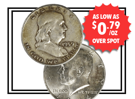 1 Oz Silver Rounds (Generic | 2nd Market) | Shop Now >