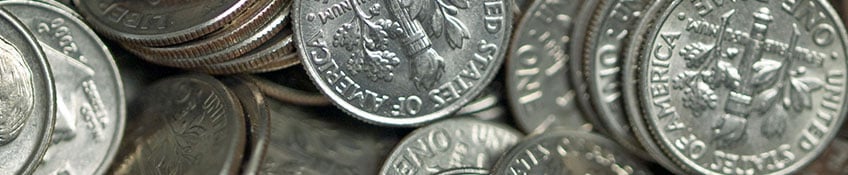 The Value of Silver Dimes Before & After 1964