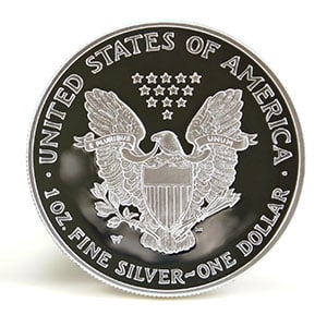 silver eagle coin reverse