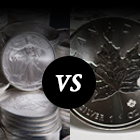 Silver Eagle Coins vs. Silver Maple Leaf Coins