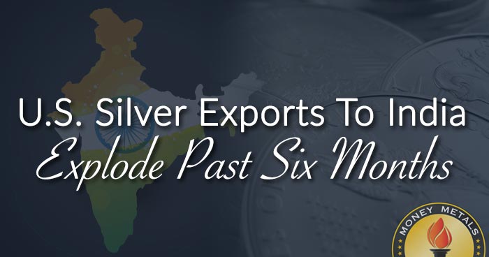 U.S. Silver Exports To India Explode Past Six Months