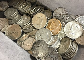 3 Oz Coins 90% SILVER Pre 1965 U.S Half Dollars Quarters Dimes US 1964& Older 