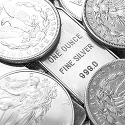 Silver gains by rallying strongly
