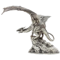 Silver Statue - Coco the Dragon