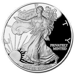 Walking Liberty Silver Rounds