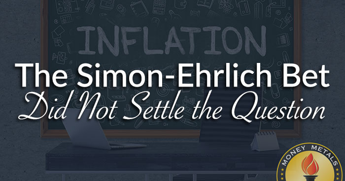 The Simon-Ehrlich Bet Did Not Settle the Question