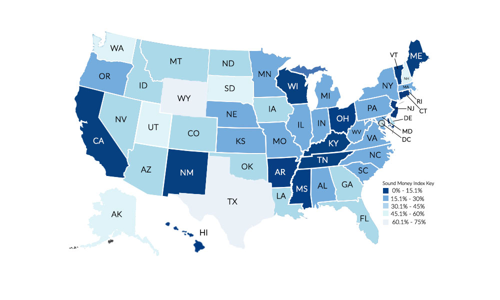 Sound Money Index Map