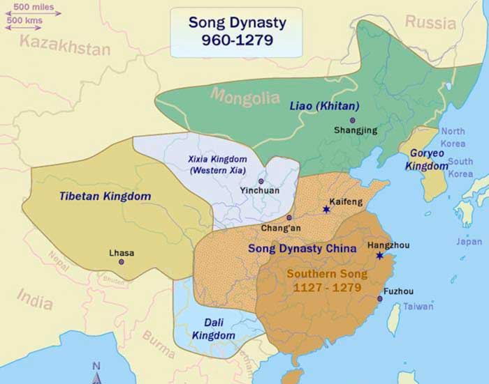 Song Dynasty Map (960-1279)