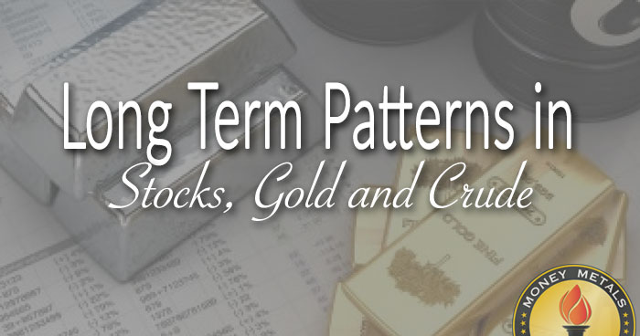 Long Term Patterns in Stocks, Gold and Crude