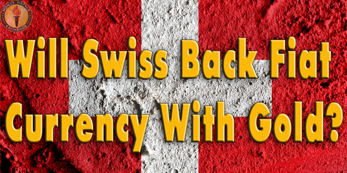 Swiss to Vote on Mandatory Gold Backing of Franc