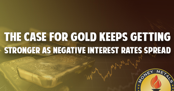 The Case for Gold Keeps Getting Stronger As Negative Interest Rates Spread