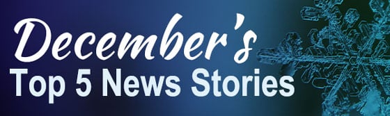 Novembers Top 5
 News Stories