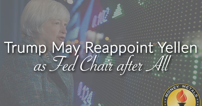 Trump Hasn't Ruled Out Reappointing Yellen as Fed Chair