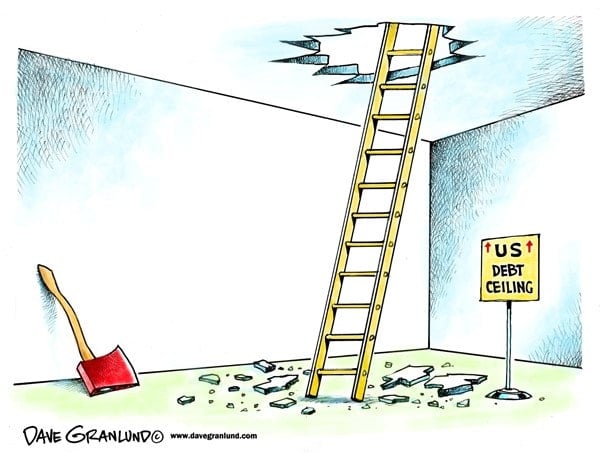Debt ceiling cartoon