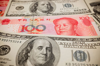 US Dollar vs Chinese Yuan