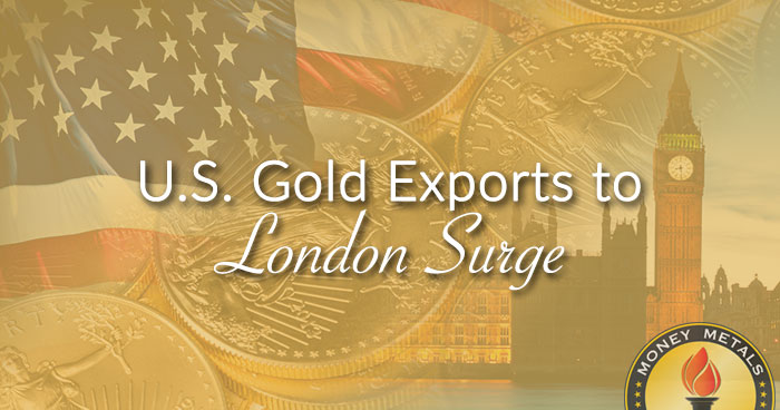 U.S. Gold Exports to London Surge