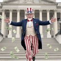 U.S. Govt Runs Surprise Surplus in June, But...