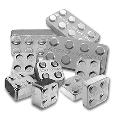 Silver Building Blocks (Various)