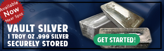 Vault Silver - 1 Troy Oz .999 Silver, Securely Stored