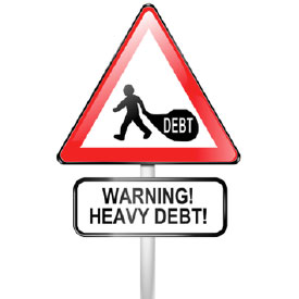 Warning Heavy Debt